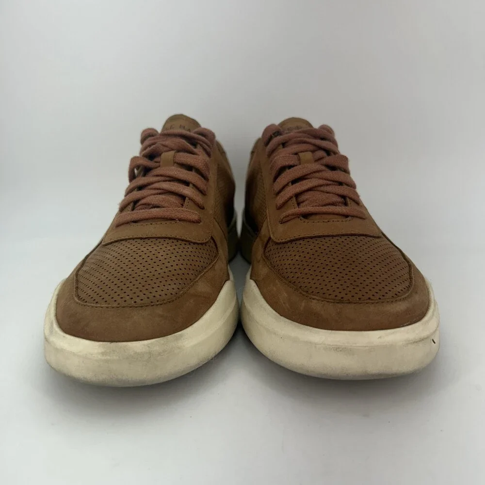 Cole Haan Shoes Mens Size 10 Grand Crosscourt Nubuck Perforated Sneakers C33980